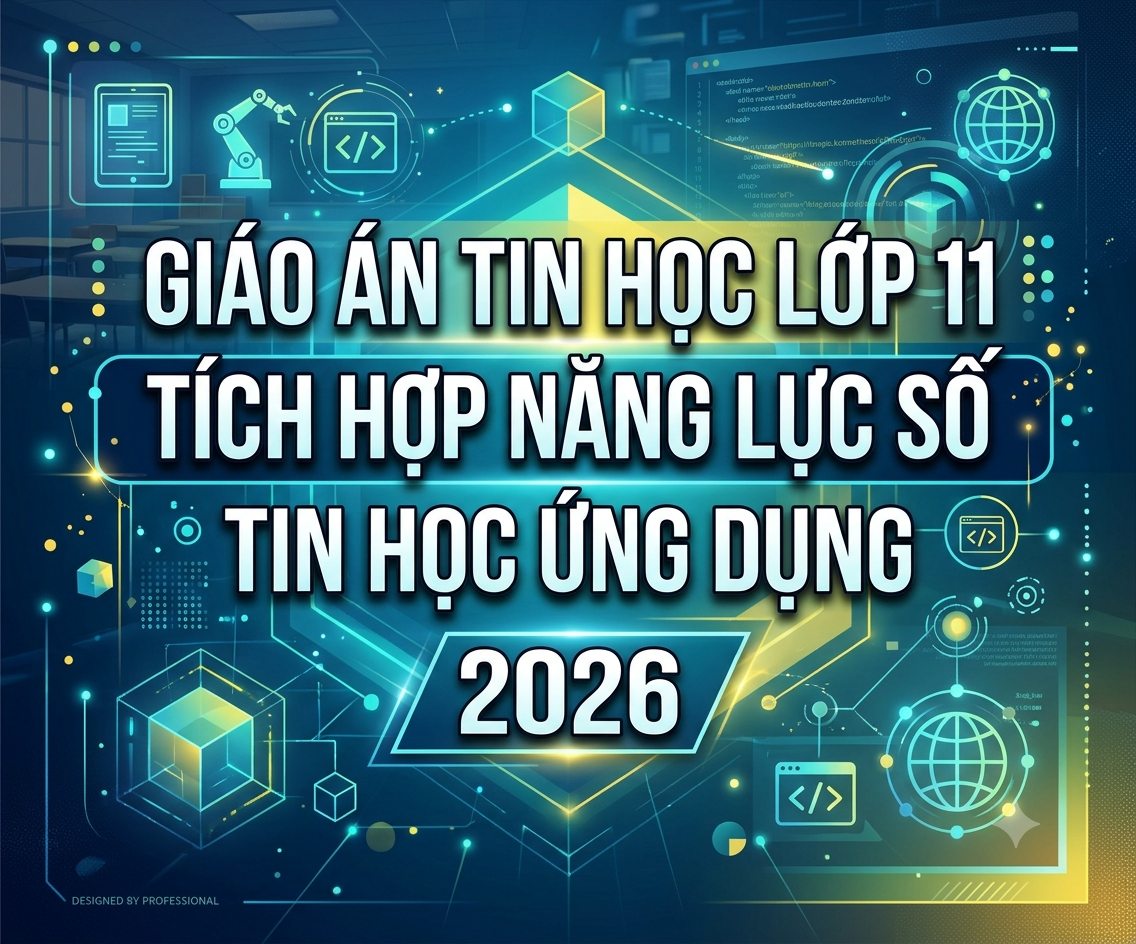 GIÁO ÁN TIN HỌC LỚP 11 TÍCH HỢP NĂNG LỰC SỐ - TIN HỌC ỨNG DỤNG 2026